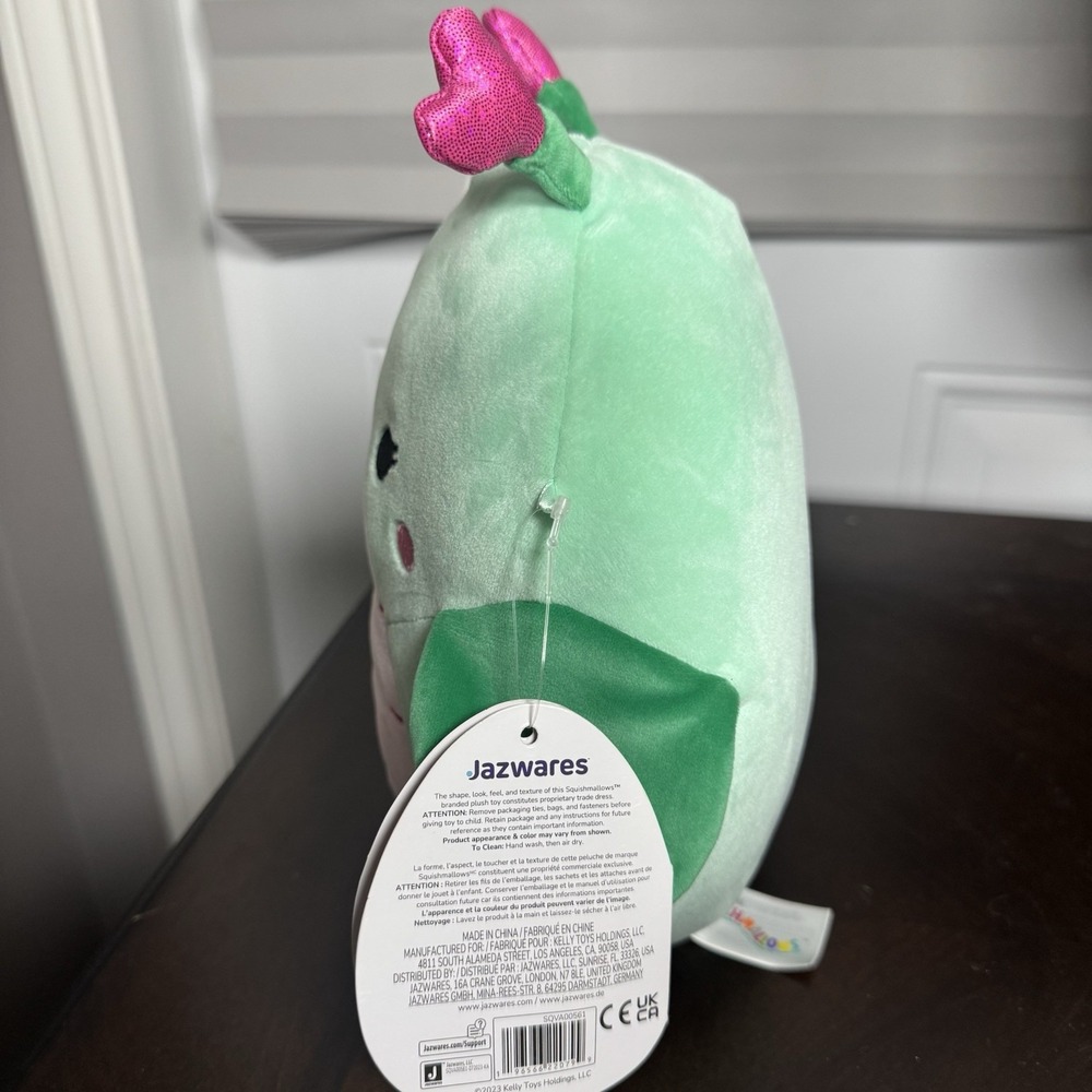 Squishmallow 8" Mattea 2023 Grasshopper Green Valentines Plush Toy - S8 #2103 - Picture 3 of 6